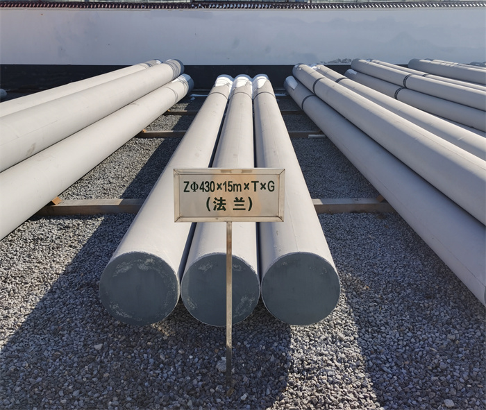 东海430×15米×T×G砼电力电杆